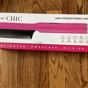 Chic brush straightener
